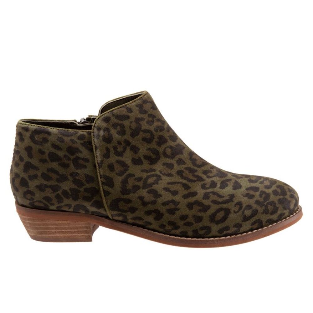 Softwalk Womens Rocklin Green Boots (NWT)